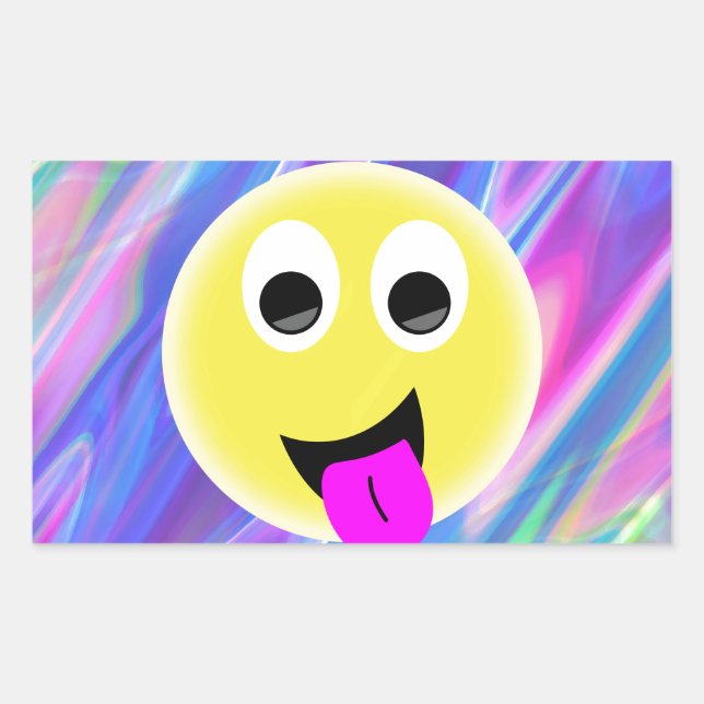 emoji hologram sticker (Front)