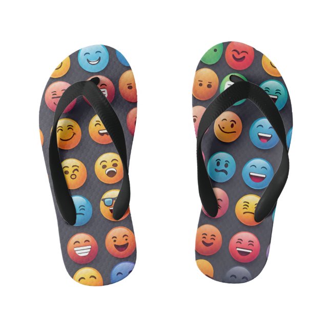 Emoji Kid's Flip Flops (Footbed)