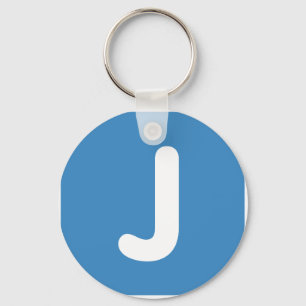 Emoji Letter J Twitter Keychain