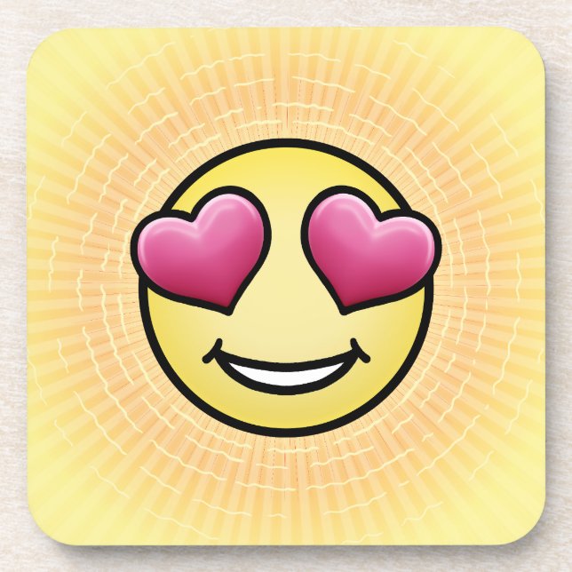 Emoji Love Coaster (Front)