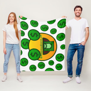 Emoji Madness Fleece Blanket