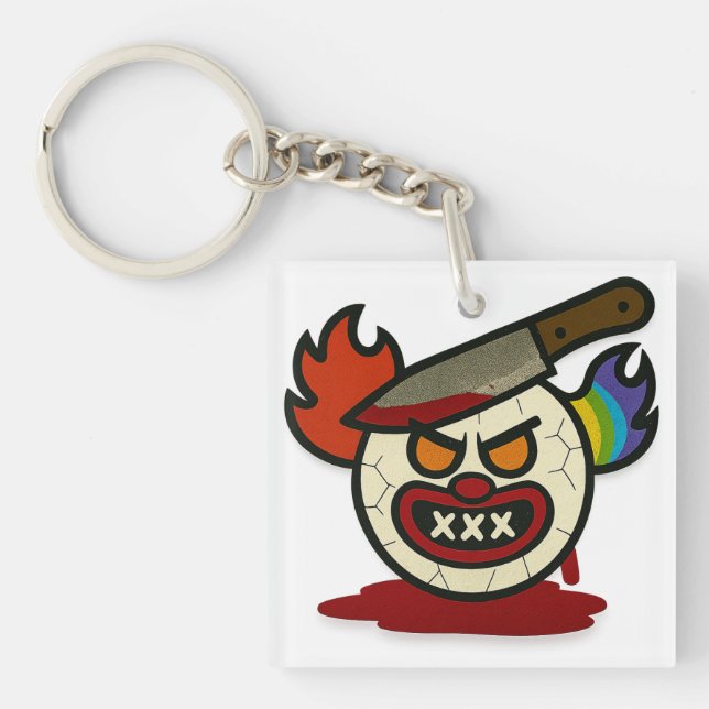 Emoji Madness Keychain (Front)