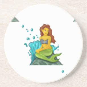 emoji mermaid coaster