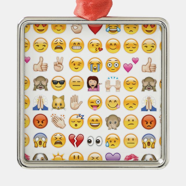 emoji metal ornament (Front)