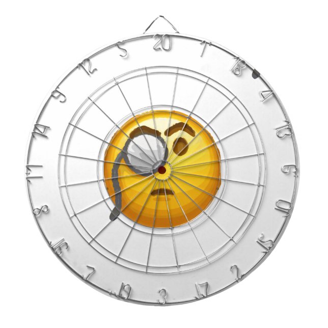 emoji monocle dartboard (Front)