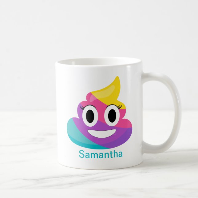 Emoji Mug Rainbow Poop (Droite)