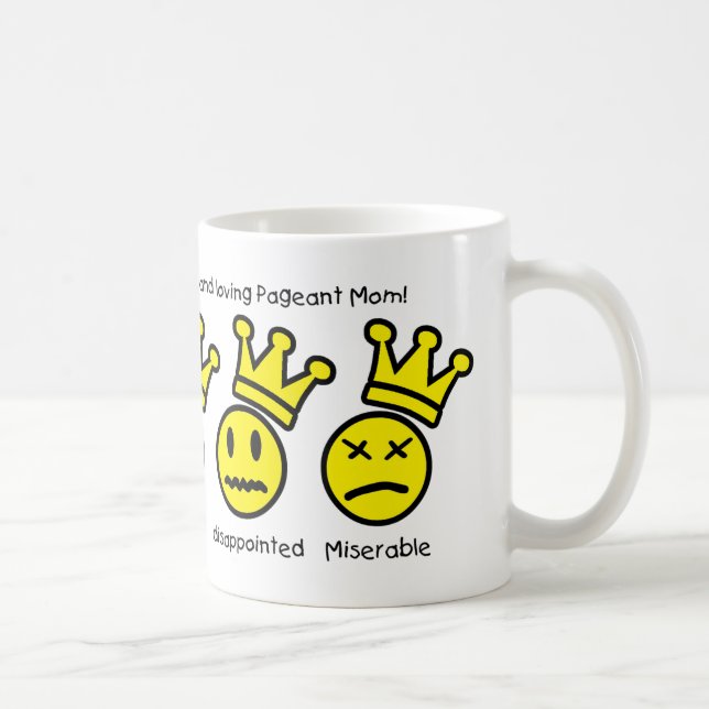 Emoji Pageant Mom Expression Mug (Right)