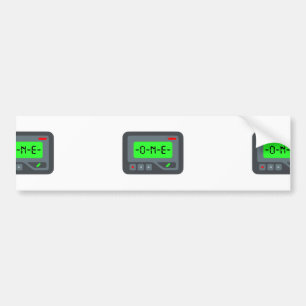 emoji pager bumper sticker