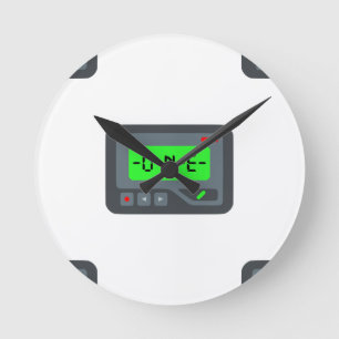 emoji pager round clock