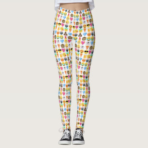 Emoji pattern leggings