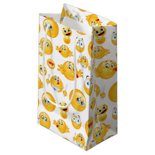Emoji Pattern Small Gift Bag