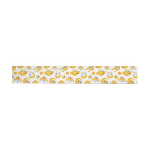 Emoji Pattern Wraparound Address Label