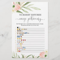 Emoji pictionary baby shower game pink greenery