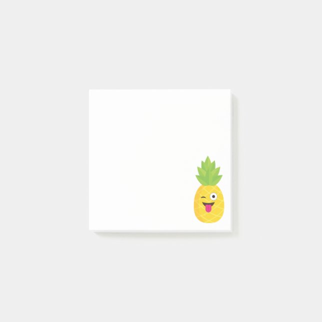 emoji pineapple post-it notes (Front)
