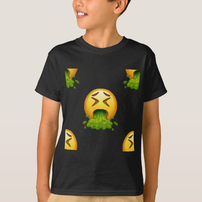 emoji puking T-Shirt (Front)