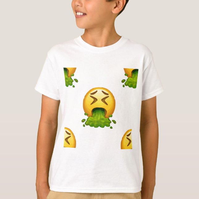 emoji puking T-Shirt (Front)