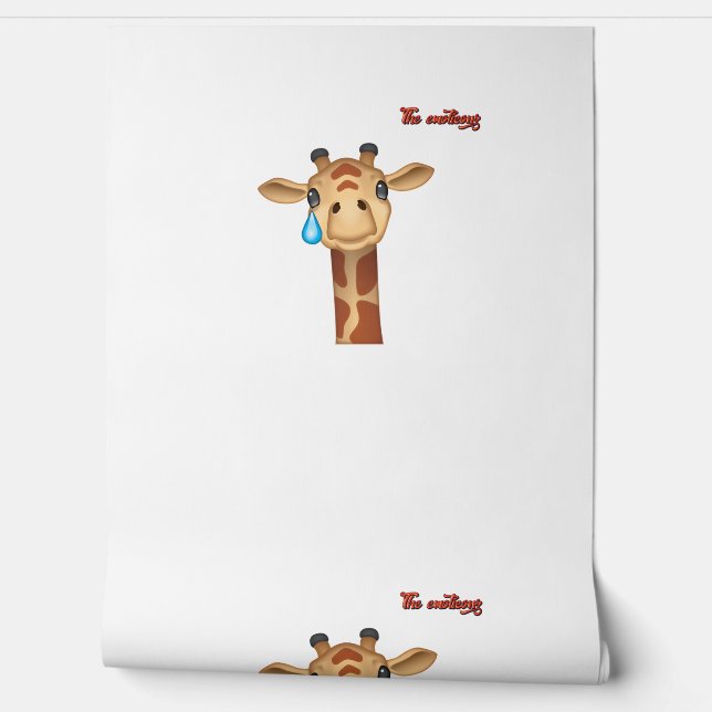 emoji sad crying giraffe face   wallpaper (Unrolling)