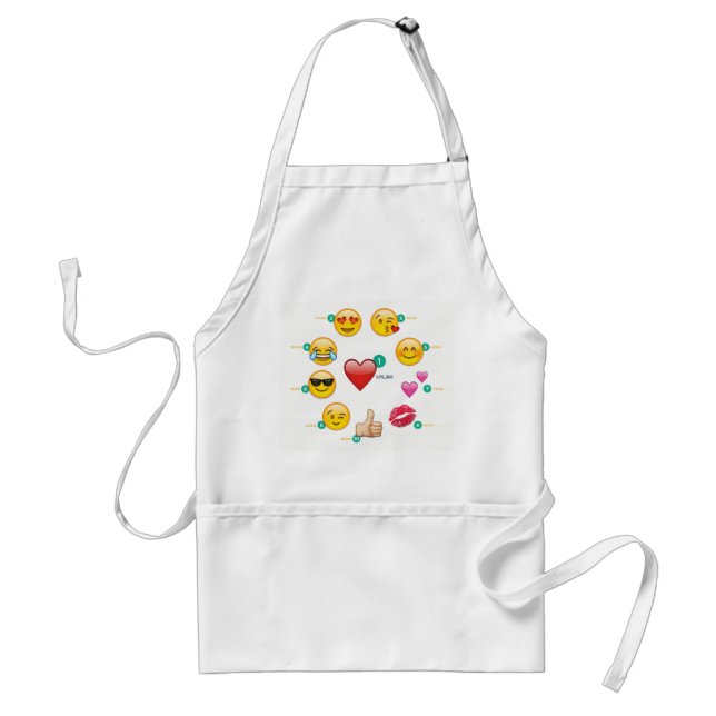 emoji standard apron (Front)