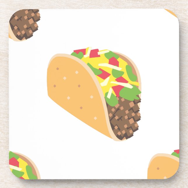 emoji taco coaster (Front)
