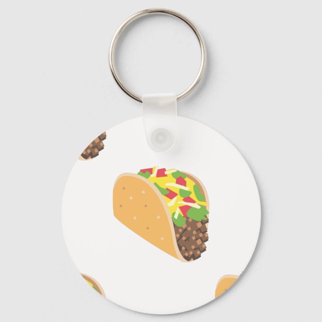 emoji taco keychain (Front)
