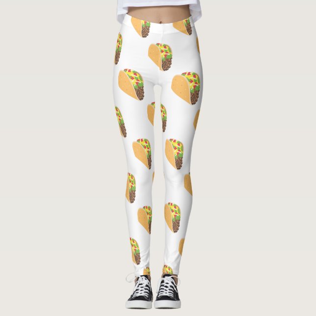 emoji taco leggings (Front)
