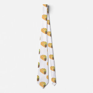 emoji taco menswear mens necktie neck tie