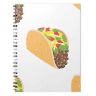 emoji taco notebook