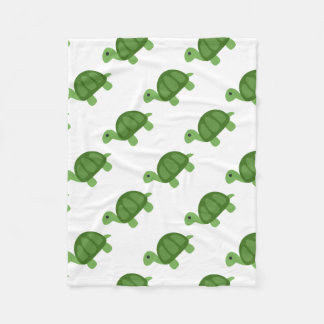 Emoji Turtle Fleece Blanket