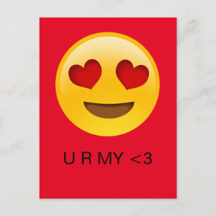 Emoji Vous êtes mon coeur carte de Saint-Valentin