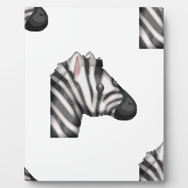emoji zebra plaque (Front)