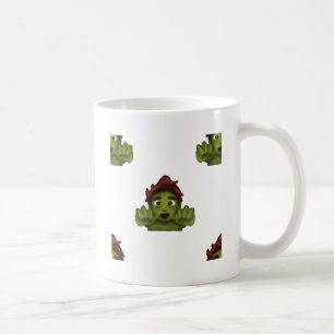 emoji zombie man coffee mug