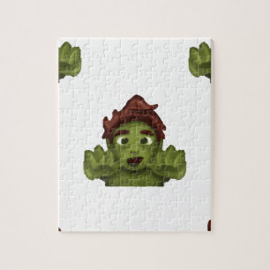 emoji zombie man jigsaw puzzle