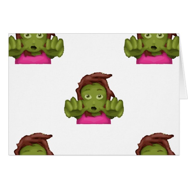 emoji zombie woman (Front Horizontal)