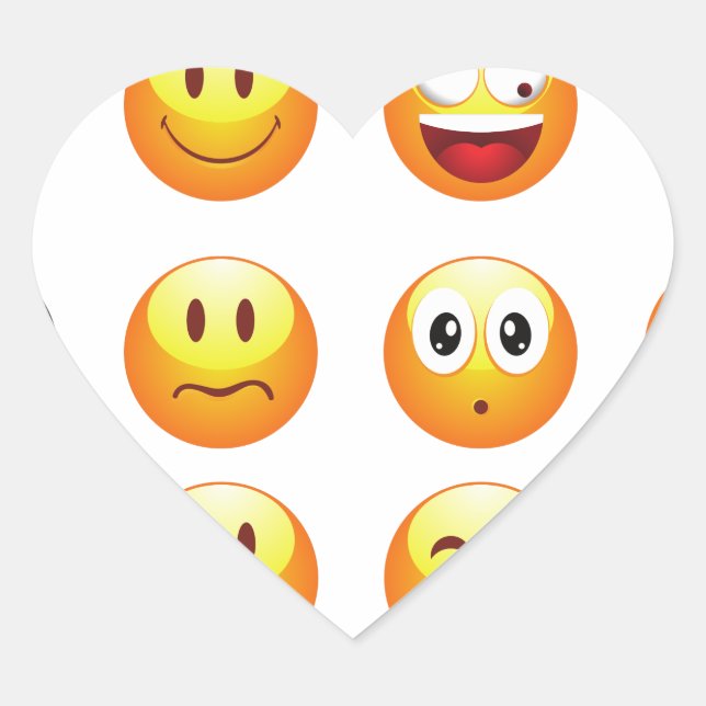 emojis heart sticker (Front)
