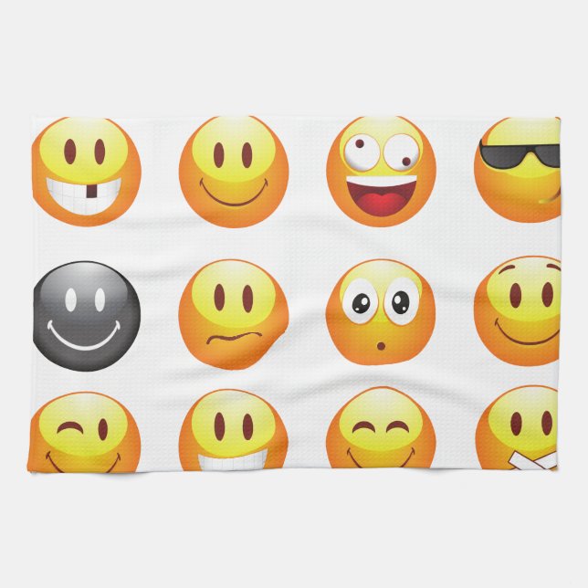 emojis kitchen towel (Horizontal)