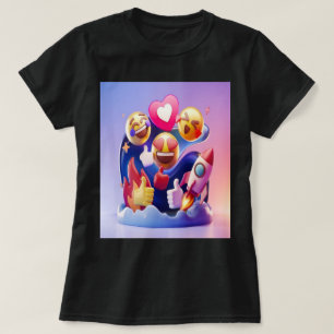 Emojis Unleashed A Fun, Colourful Adventure T-Shirt