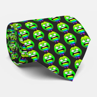 Emote Face Neck Tie