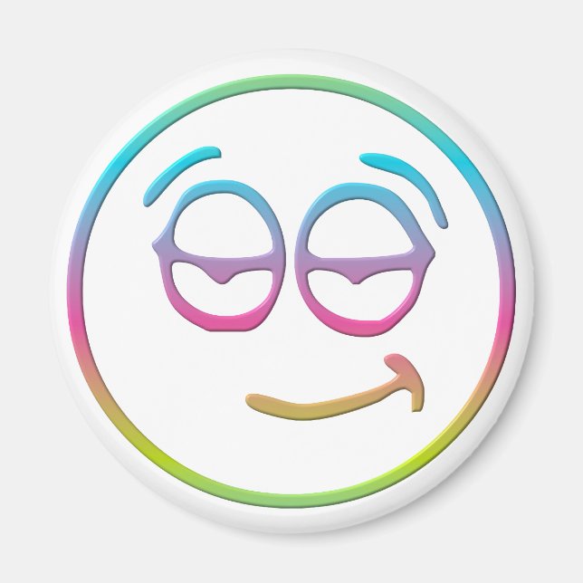 Emoticon " Chillin' " Magnet (Front)