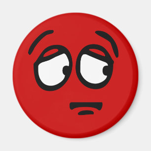 Emoticon Customizable Background Magnet