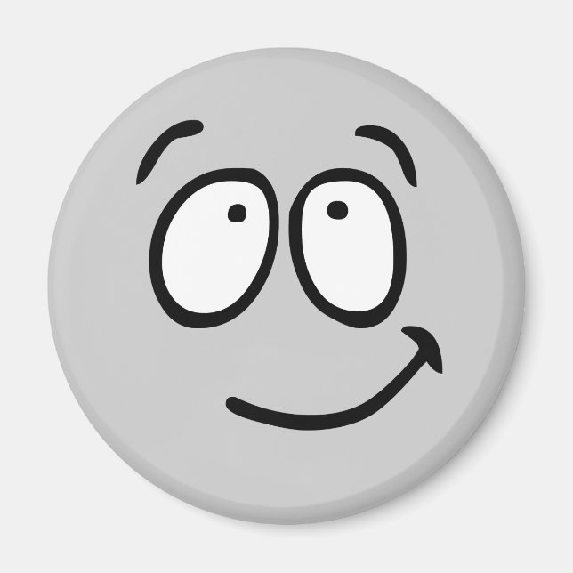 Emoticon Customizable Background Magnet (Front)