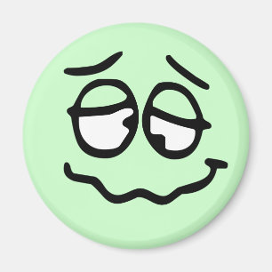 Emoticon Customizable Background Magnet