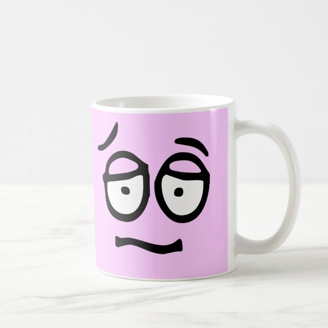 Emoticon Customizable Background Mug (Right)
