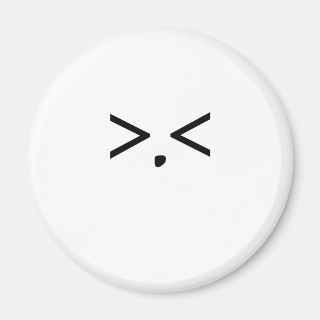 Emoticon: Frustration Magnet (Front)