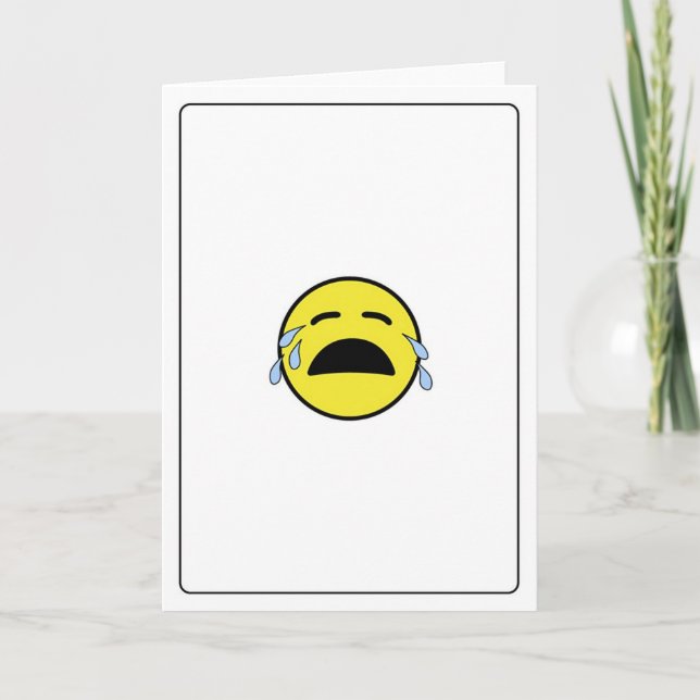Emoticon - I'm sorry! Card (Front)