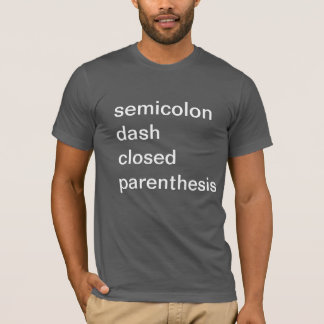 Emoticon wink T-Shirt