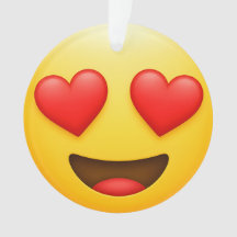 Émoticône d'amour jaune