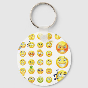 Emoticons Keychain