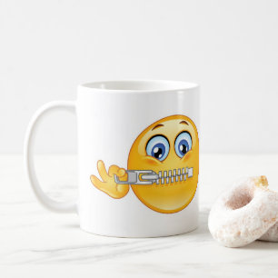 Emoticons Mugs - Resisting!