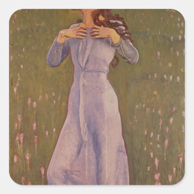 Emotion , 1900 square sticker (Front)
