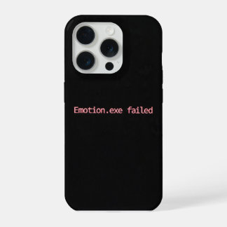 Emotion.exe Failed Minimal Phone Case Tech Humour